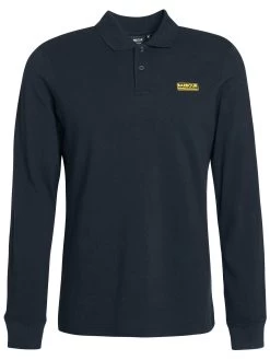 Barbour International Long Sleeve Polo Shirt - Black 11 Barbour International Long Sleeve Polo Shirt - Black -Fashion store VJGO0 SQ5 0000000004 BLACK MDd1
