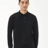 Barbour International Merino Polo Shirt - Black -Fashion store VJGO5 SQ1 0000000004 BLACK MDf
