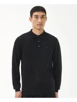 Barbour International Merino Polo Shirt - Black