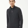 Barbour International Corser Half Zip Jumper - Dark Grey -Fashion store VJGO7 SQ1 0000000070 DARK GREY MDf