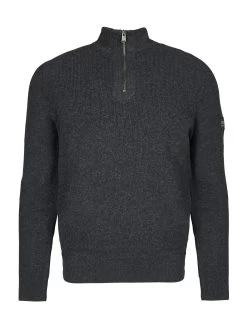 Barbour International Corser Half Zip Jumper - Dark Grey -Fashion store VJGO7 SQ6 0000000070 DARK GREY MDd2