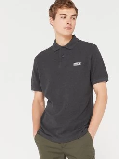 Barbour International Essential Polo Shirt - Dark Grey