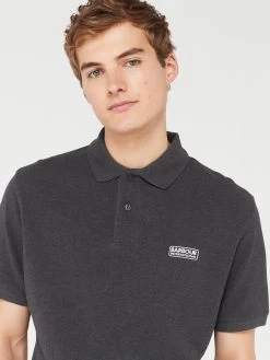 Barbour International Essential Polo Shirt - Dark Grey -Fashion store VJGOI SQ4 0000000070 DARK GREY MDd