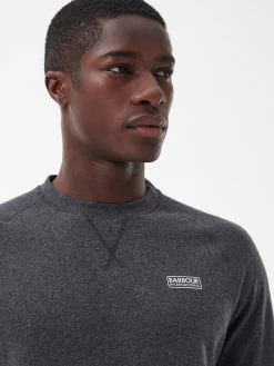 Barbour International Essential Crew Neck Sweatshirt - Dark Grey 10 Barbour International Essential Crew Neck Sweatshirt - Dark Grey -Fashion store VJGOL SQ4 0000000070 DARK GREY MDd