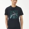 Barbour International Speed Graphic T-Shirt -Fashion store VJKSI SQ1 0000000004 BLACK MDf