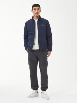 Barbour International Station Quilted Jacket -Fashion store VJKU3 SQ3 0000000048 NAVY MDo