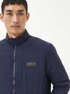 Barbour International Station Quilted Jacket -Fashion store VJKU3 SQ4 0000000048 NAVY MDd