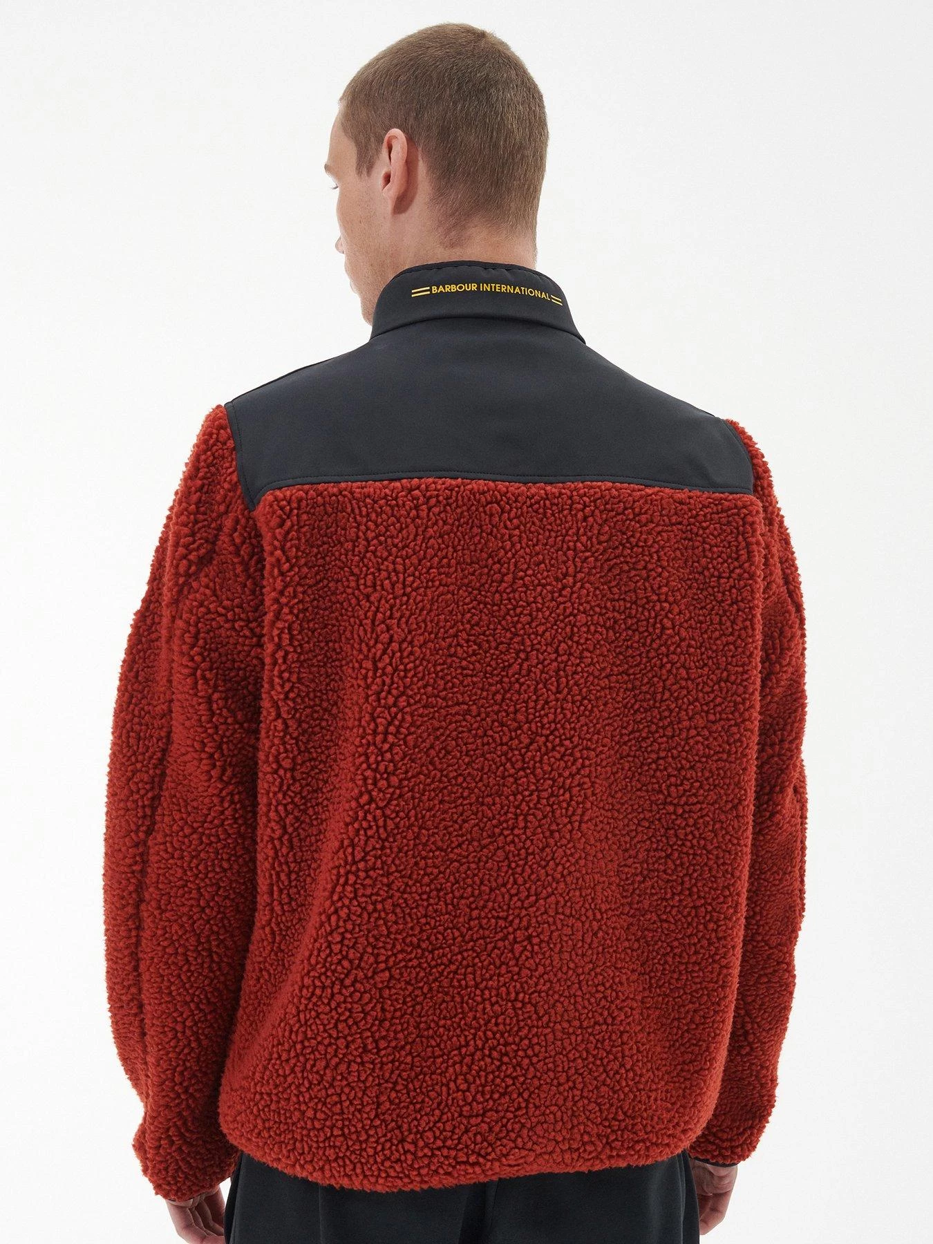 Barbour International Tech Zip Through Fleece Jacket - Red 4 Barbour International Tech Zip Through Fleece Jacket - Red - Image 2