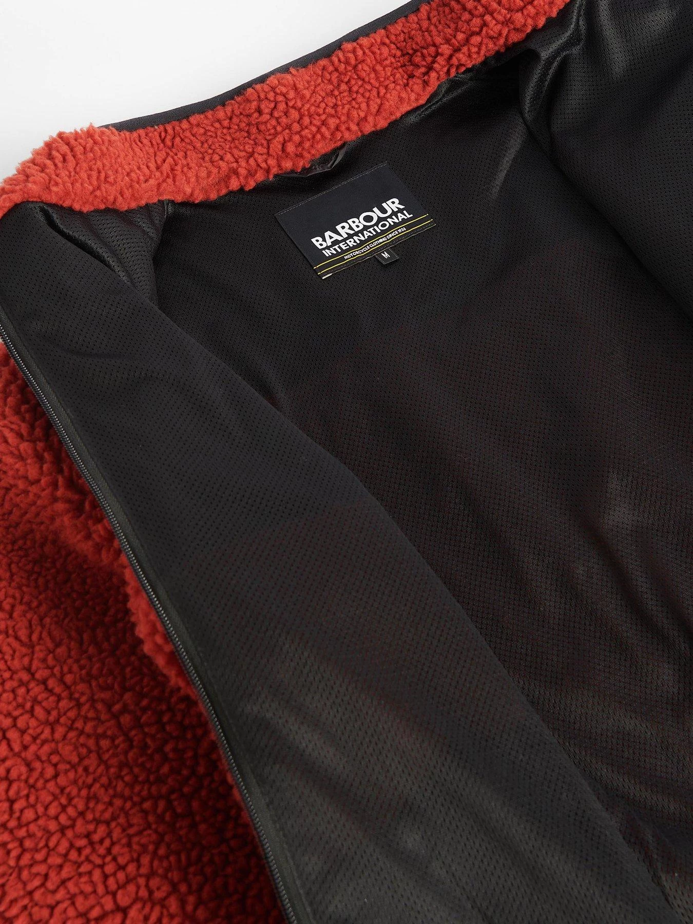 Barbour International Tech Zip Through Fleece Jacket - Red 7 Barbour International Tech Zip Through Fleece Jacket - Red - Image 5