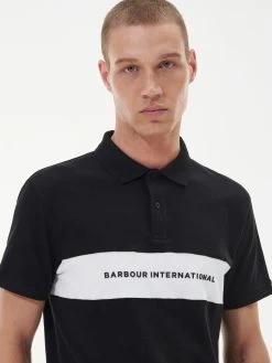 Barbour International Logo Polo Shirt - Black -Fashion store VJKU9 SQ4 0000000004 BLACK MDd