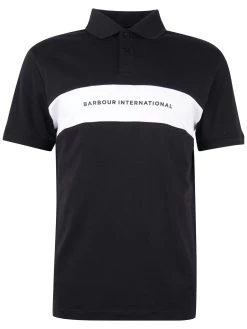 Barbour International Logo Polo Shirt - Black -Fashion store VJKU9 SQ5 0000000004 BLACK MDd1