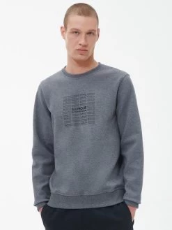 Barbour International Logo Sweatshirt - Dark Grey