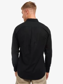 Barbour International Small Logo Pocket Oxford Shirt - Black -Fashion store VJKUB SQ2 0000000004 BLACK MDb
