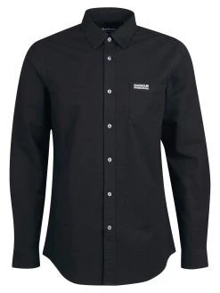 Barbour International Small Logo Pocket Oxford Shirt - Black -Fashion store VJKUB SQ5 0000000004 BLACK MDd1