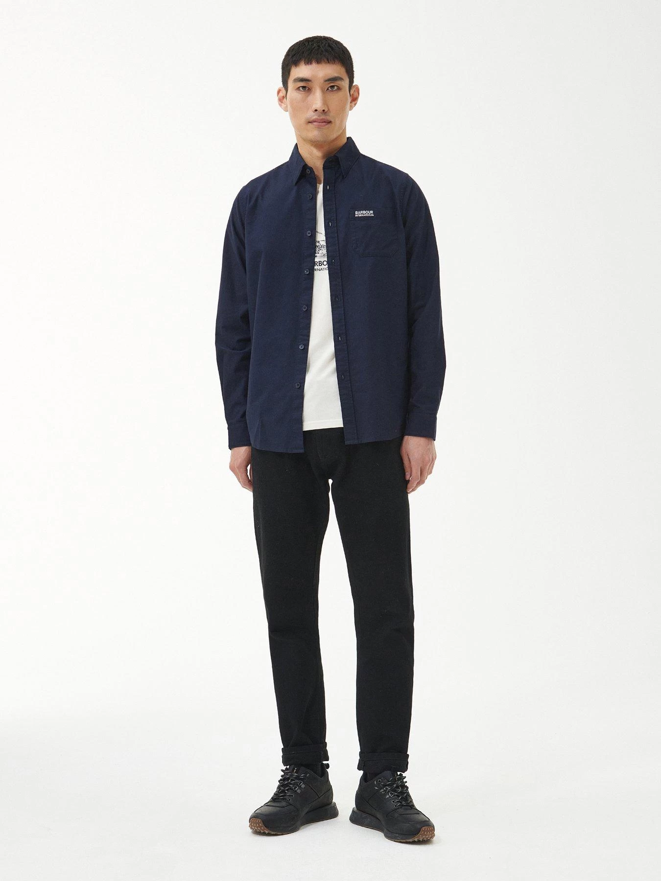 Barbour International Small Logo Pocket Oxford Shirt 5 Barbour International Small Logo Pocket Oxford Shirt - Image 3