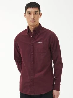 Barbour International Small Logo Pocket Oxford Shirt - Red
