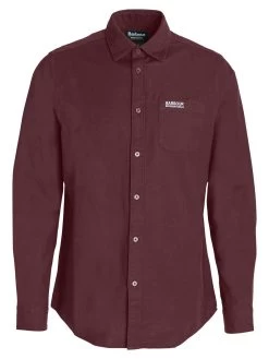 Barbour International Small Logo Pocket Oxford Shirt - Red -Fashion store VJKUD SQ5 0000000017 RED MDd1