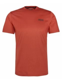 Barbour International Very Exclusive - Small Logo T-Shirt - Dark Red -Fashion store VJKUW SQ5 0000000315 DARK RED MDd1