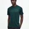 Barbour International Very Exclusive - Small Logo T-Shirt - Dark Green -Fashion store VJKV4 SQ1 0000000630 DARK GREEN MDf