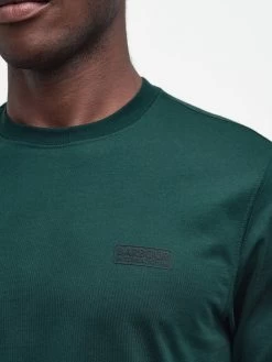 Barbour International Very Exclusive - Small Logo T-Shirt - Dark Green -Fashion store VJKV4 SQ5 0000000630 DARK GREEN MDd1