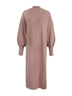 Barbour International Aprila Midi Knitted Dress - Brown -Fashion store VL0L5 SQ6 0000000143 BROWN MDd2