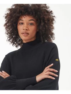 Barbour International Aprila Midi Knitted Dress - Black -Fashion store VL0L6 SQ4 0000000004 BLACK MDd