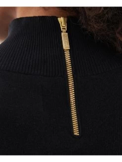 Barbour International Aprila Midi Knitted Dress - Black -Fashion store VL0L6 SQ5 0000000004 BLACK MDd1