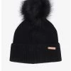 Barbour International Mallory Pom Beanie - Black -Fashion store VL0LG SQ1 0000000004 BLACK SLf