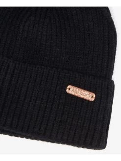 Barbour International Mallory Pom Beanie - Black -Fashion store VL0LG SQ4 0000000004 BLACK SLd1