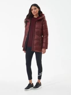 Barbour International Ennis Quilted Coat - Red -Fashion store VL0LK SQ3 0000000017 RED MDo