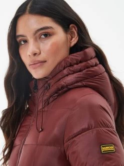 Barbour International Ennis Quilted Coat - Red -Fashion store VL0LK SQ4 0000000017 RED MDd