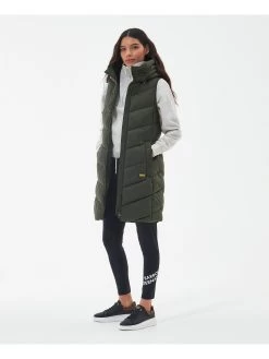 Barbour International Boston Gilet - Green -Fashion store VL0LM SQ3 0000000047 GREEN MDo