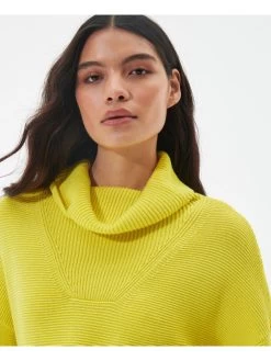 Barbour International Parade Knitted Jumper - Yellow -Fashion store VL0LO SQ4 0000000076 YELLOW MDd