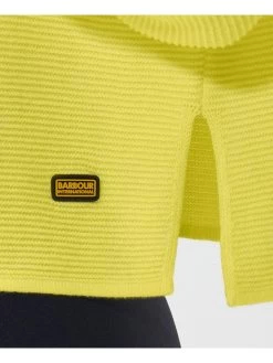 Barbour International Parade Knitted Jumper - Yellow -Fashion store VL0LO SQ5 0000000076 YELLOW MDd1