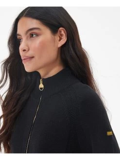 Barbour International Holmes Knitted Jumper - Black -Fashion store VL0LP SQ4 0000000004 BLACK MDd