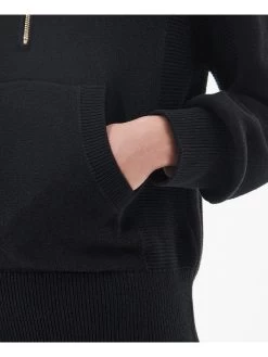 Barbour International Holmes Knitted Jumper - Black -Fashion store VL0LP SQ5 0000000004 BLACK MDd1