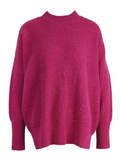 Barbour International Benson Knitted Jumper - Fuchsia Pink -Fashion store VL0LQ SQ6 0000000063 PINK MDd2