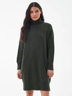 Barbour International Holmes Knitted Dress - Green