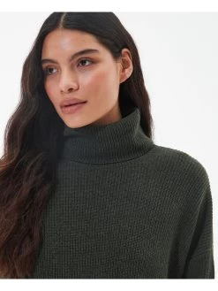 Barbour International Holmes Knitted Dress - Green -Fashion store VL0LR SQ4 0000000047 GREEN MDd