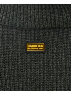 Barbour International Holmes Knitted Dress - Green -Fashion store VL0LR SQ5 0000000047 GREEN MDd1