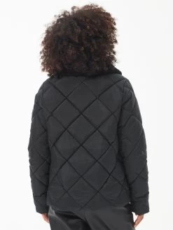Barbour International Norton Quilted Coat - Black -Fashion store VL0N6 SQ3 0000000004 BLACK MDo