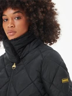 Barbour International Norton Quilted Coat - Black -Fashion store VL0N6 SQ5 0000000004 BLACK MDd1