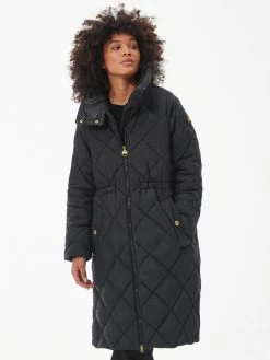 Barbour International Enfield Quilted Coat - Black -Fashion store VL0N7 SQ3 0000000004 BLACK MDo