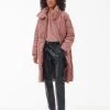Barbour International Enfield Quilted Coat - Pink -Fashion store VL0N8 SQ1 0000000063 PINK MDf
