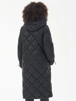 Barbour International Boulevard Quilted Longline Coat - Black -Fashion store VL0N9 SQ3 0000000004 BLACK MDo