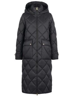 Barbour International Boulevard Quilted Longline Coat - Black -Fashion store VL0N9 SQ6 0000000004 BLACK MDd2