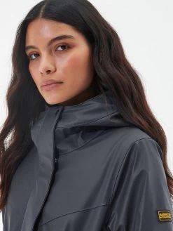 Barbour International Peaty Showerproof Coat - Black -Fashion store VL0O8 SQ4 0000000004 BLACK MDd