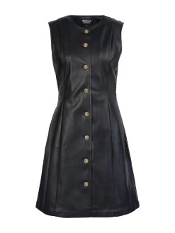Barbour International Morini Dress - Black -Fashion store VL0OI SQ6 0000000004 BLACK MDd2