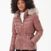 Barbour International Island Quilted Coat - Pink -Fashion store VL0OV SQ1 0000000063 PINK MDf