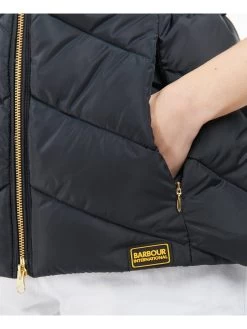 Barbour International Santa Rosa Gilet - Black -Fashion store VL0OX SQ4 0000000004 BLACK MDd
